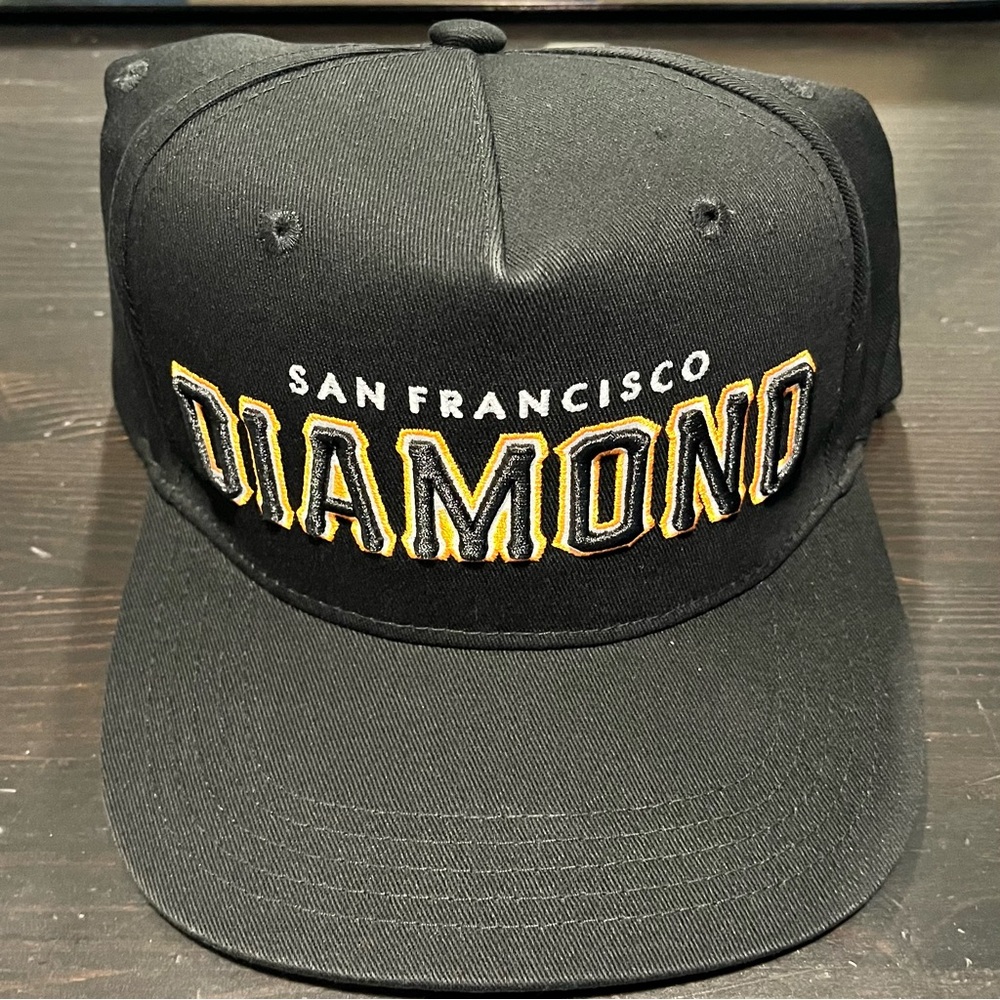 Diamond Supply Co. Black and Gold Cap